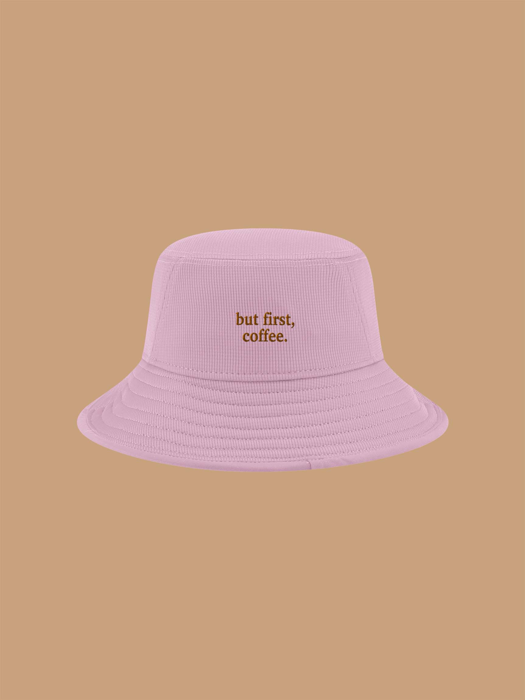 Bucket Hat - First Coffee