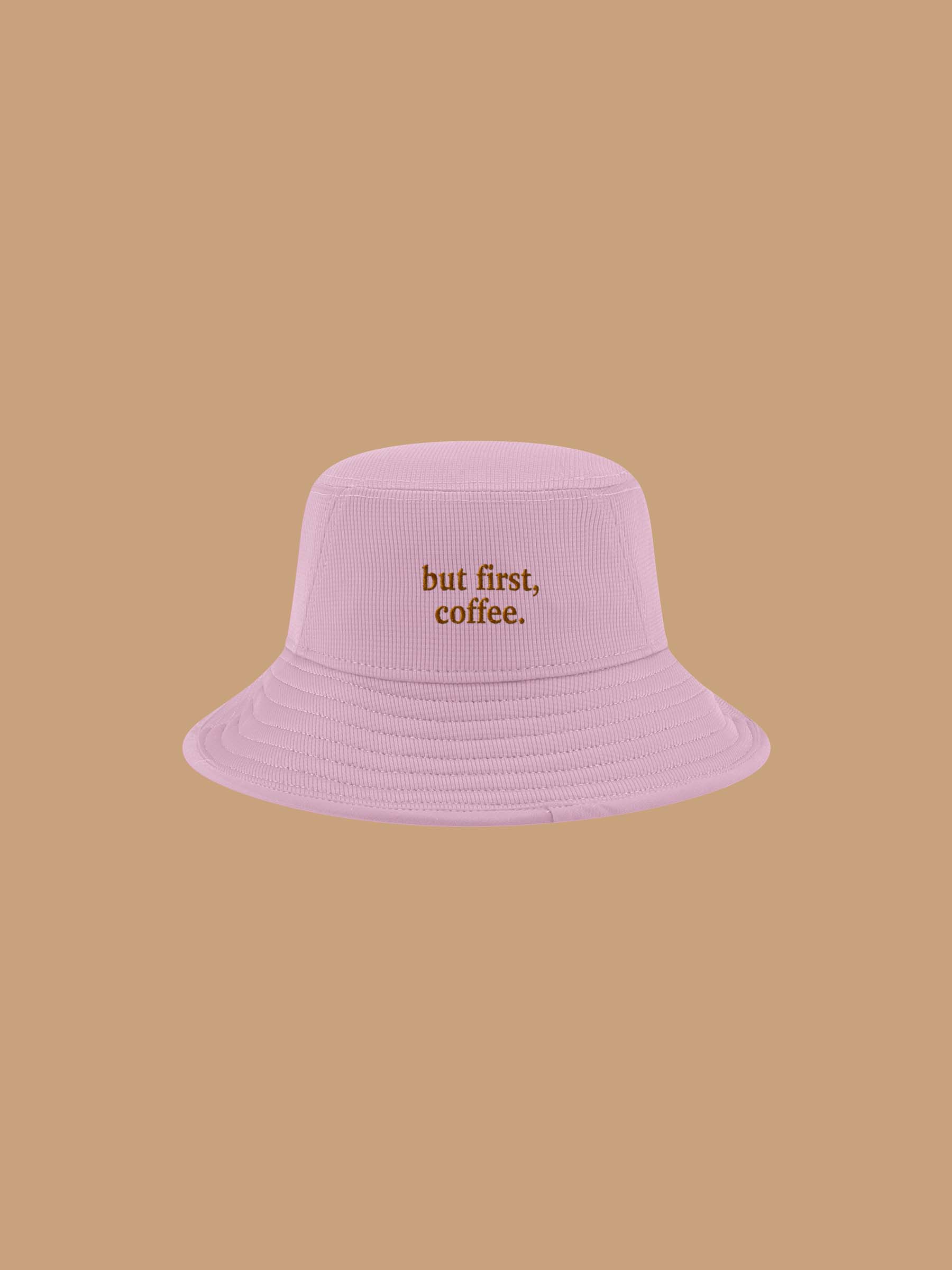Bucket Hat - First Coffee