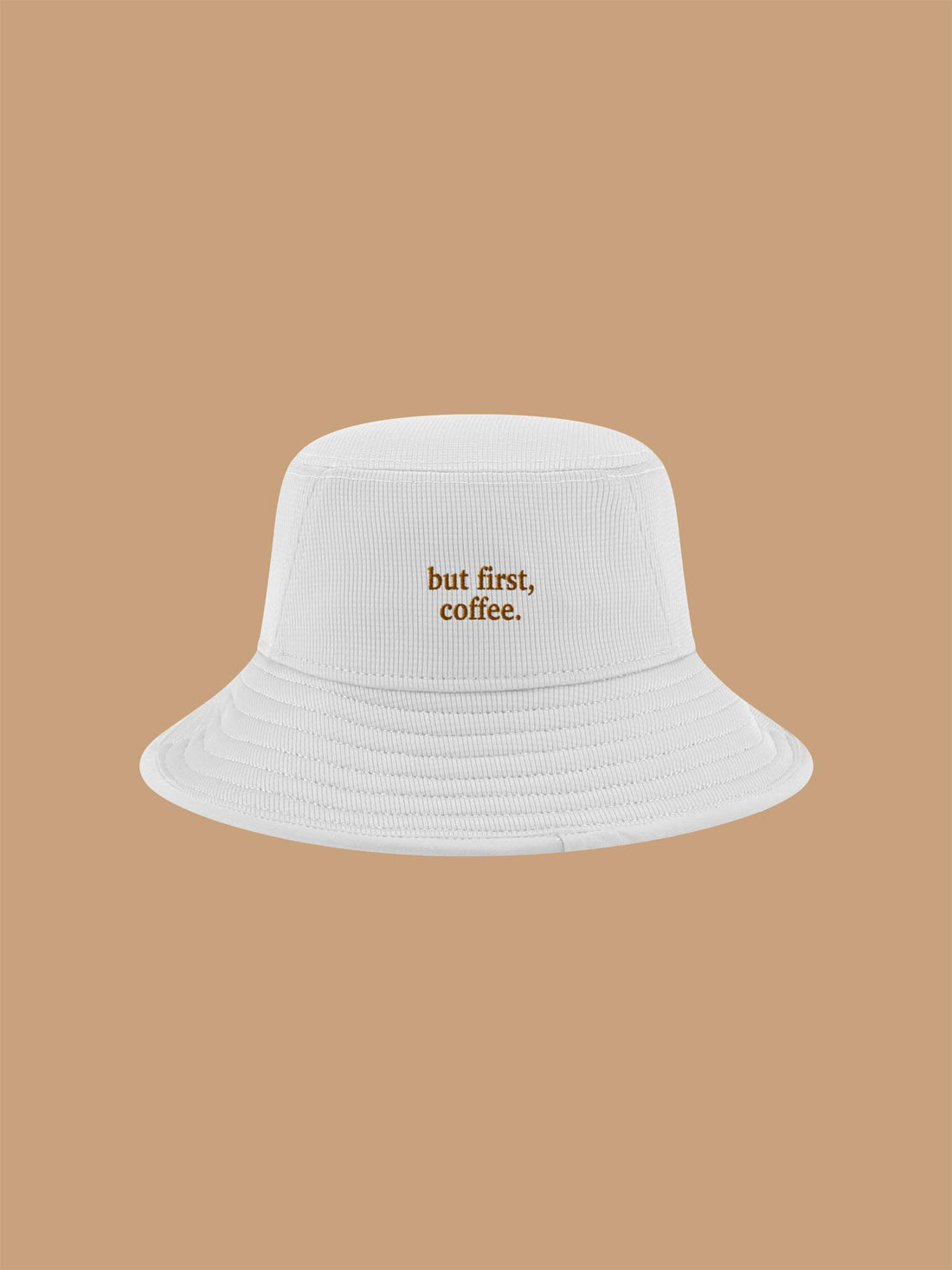 Bucket Hat - First Coffee
