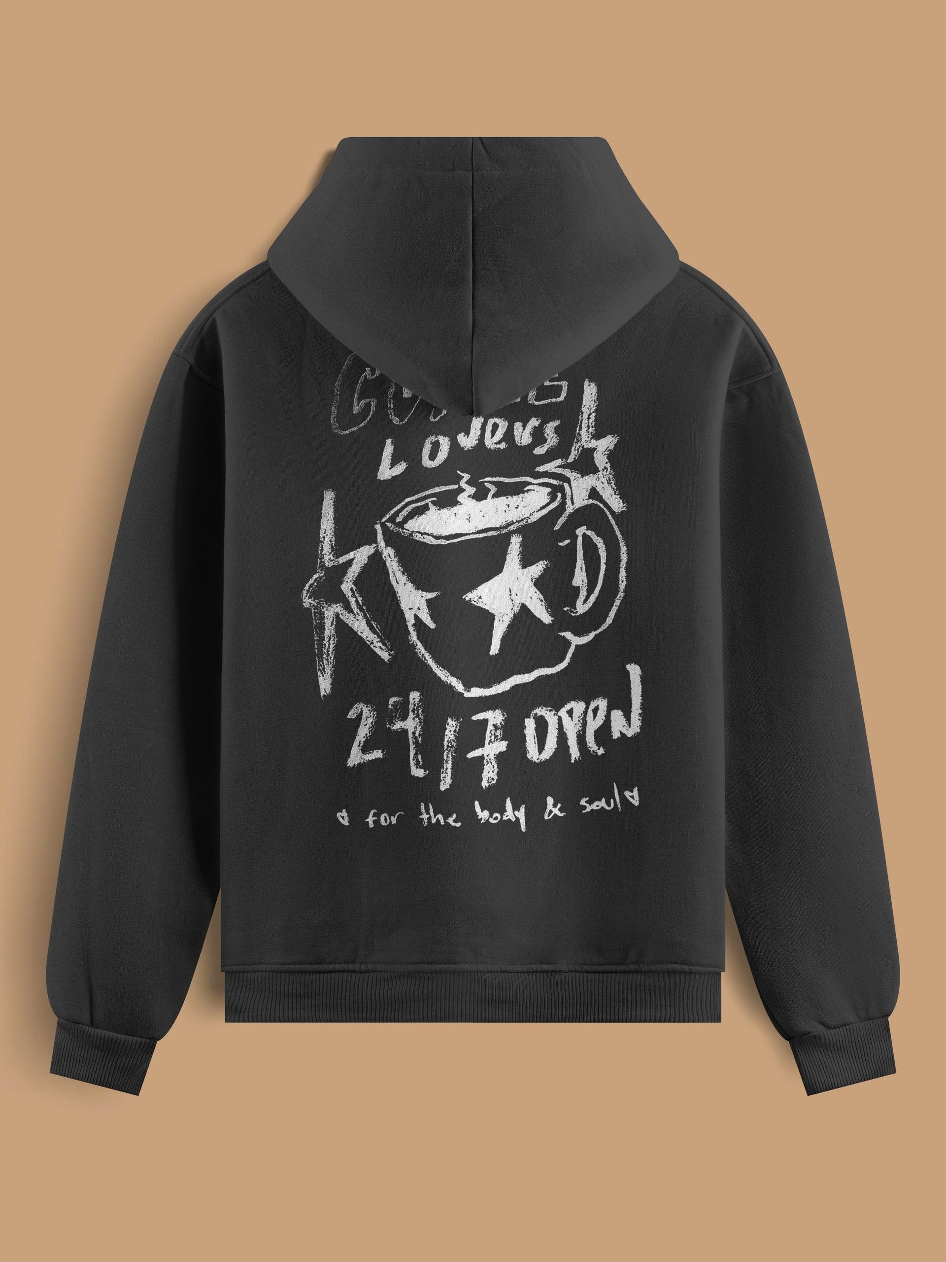 Midnight Doodle - Oversize Hoodie