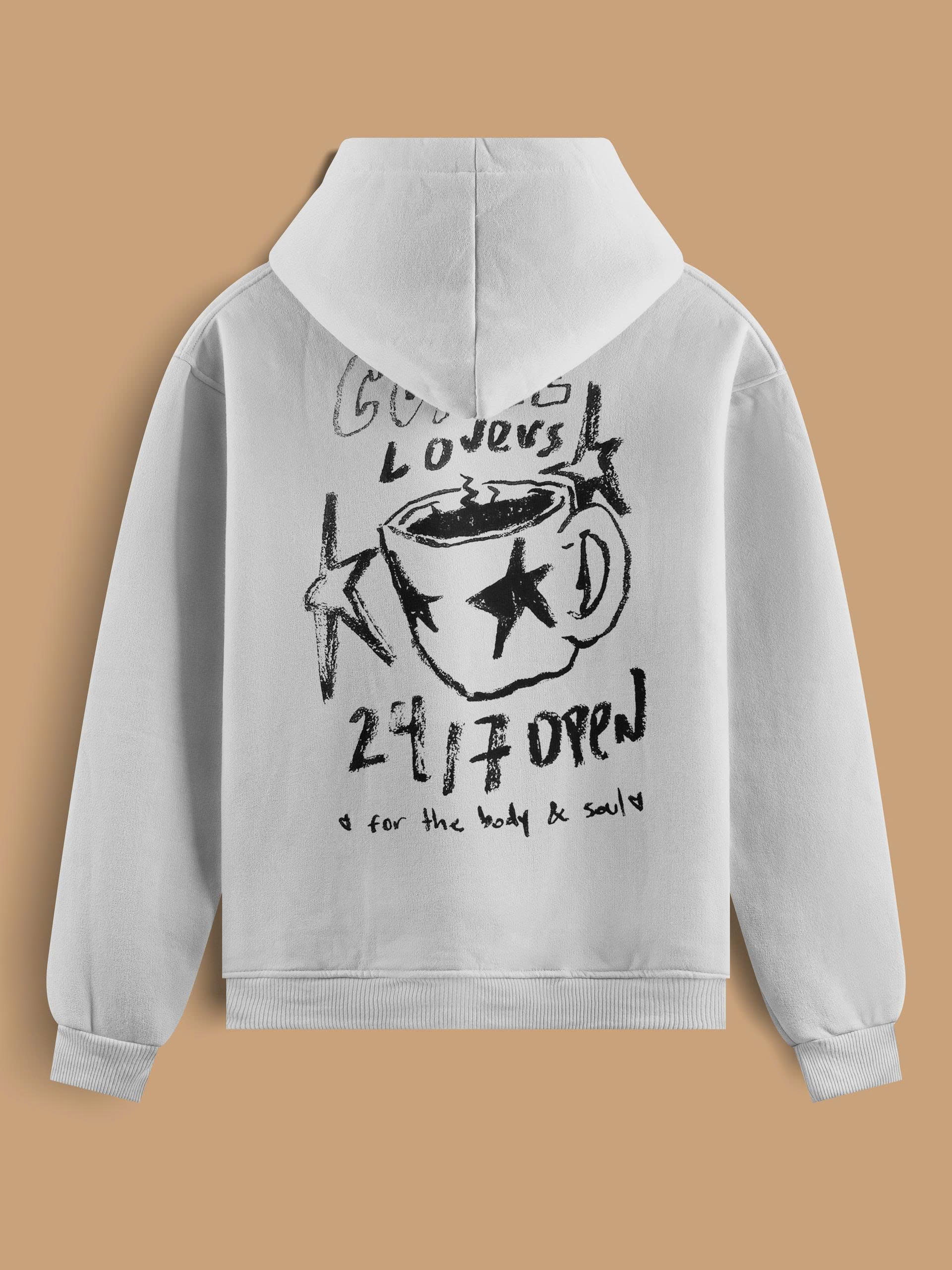 Midnight Doodle - Oversize Hoodie