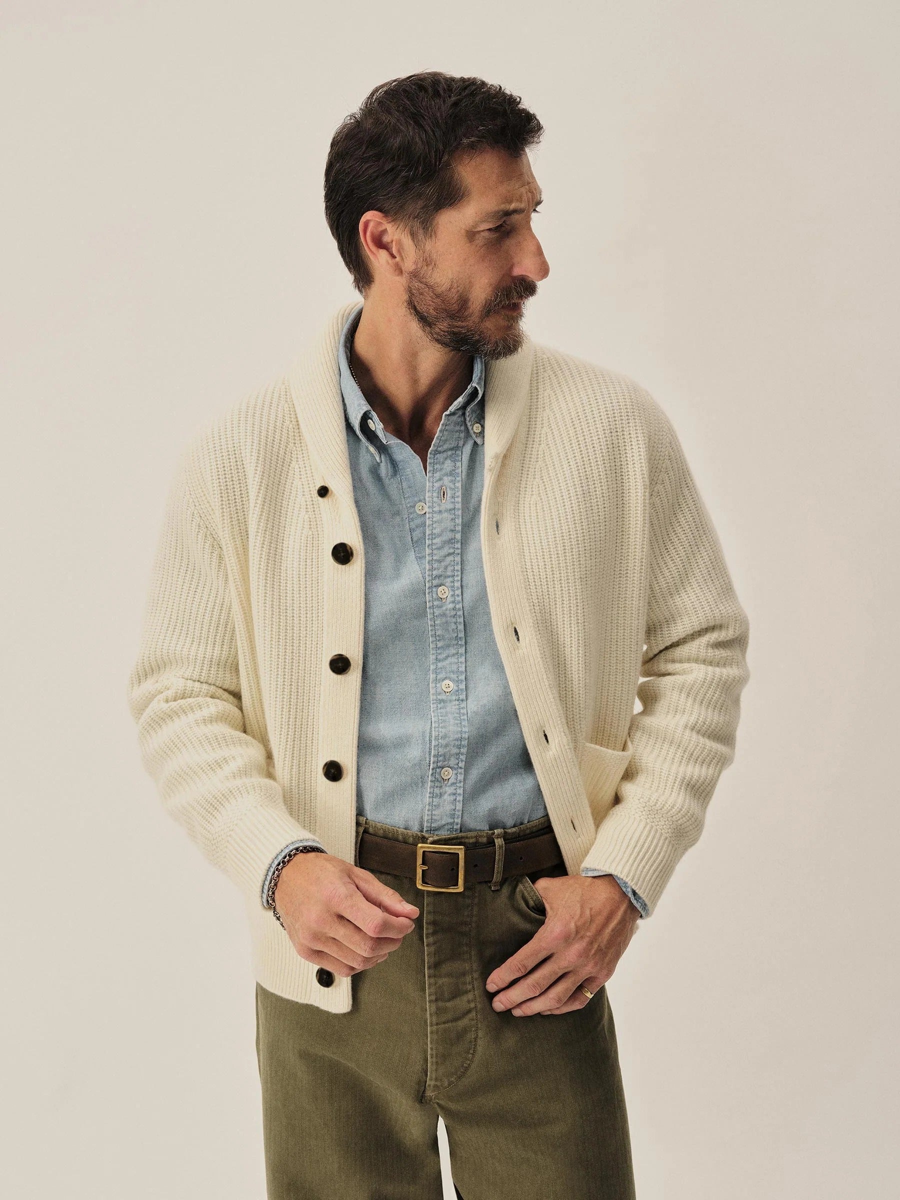California Cashmere Shawl Cardigan