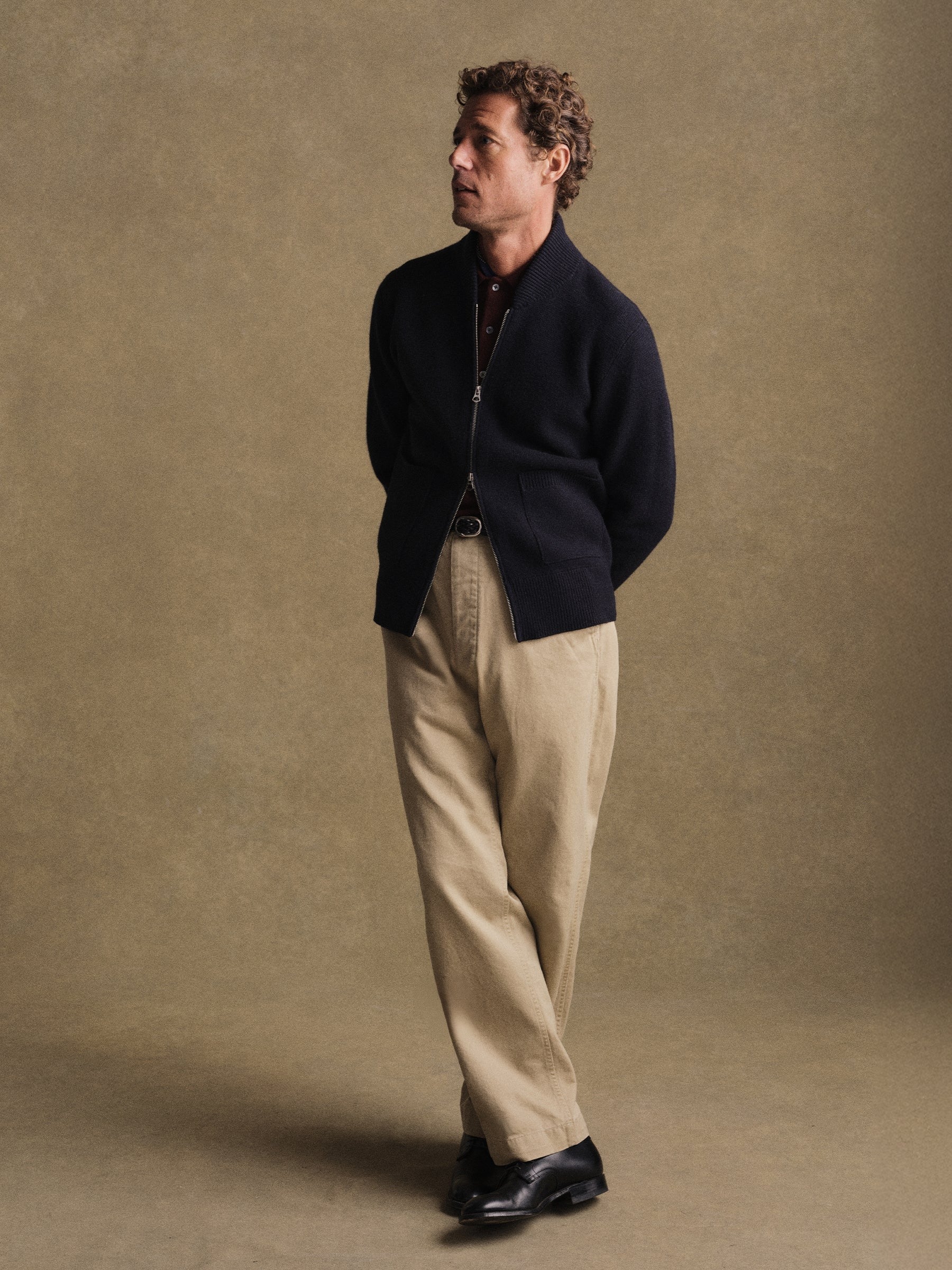 Heritage Wool Zip Cardigan