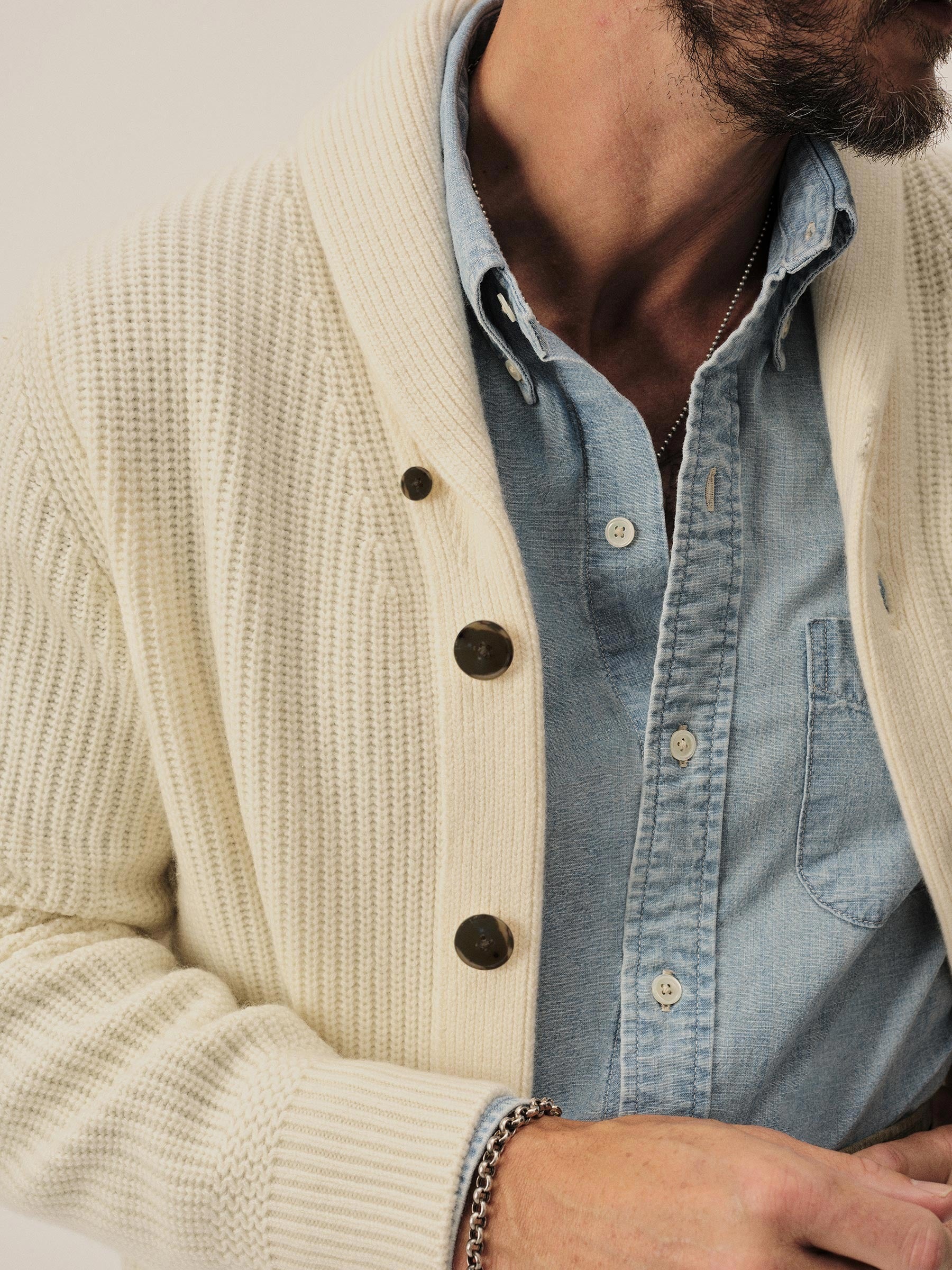 California Cashmere Shawl Cardigan